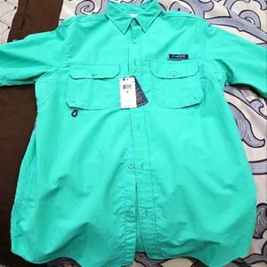 SOLD!!!NWT!!! Polo Ralph Lauren Mens Fishing, Hunting, Trail Guide Vented Shirt.
